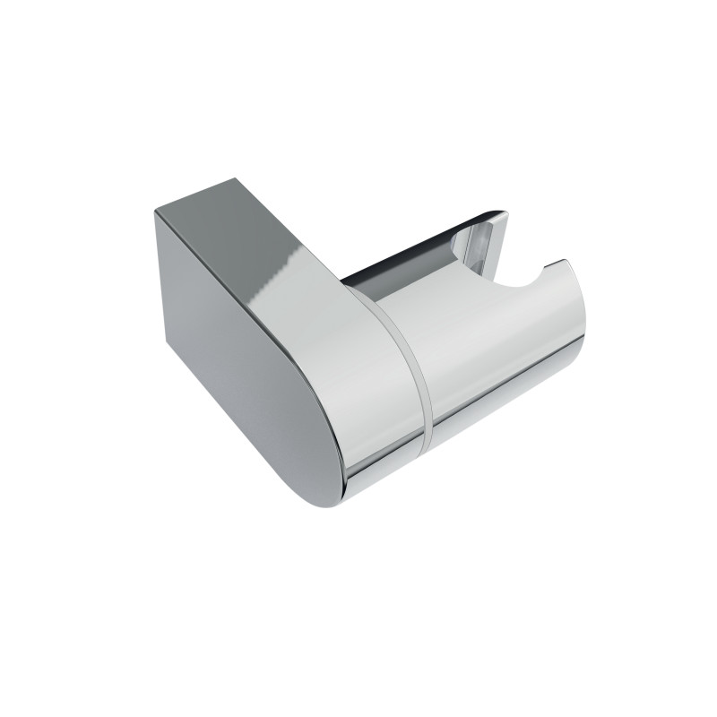 Support mural orientable pour pommeau de douche chromé – Réglable – Olga ABS