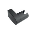 Support mural orientable pour pommeau de douche noir matt – Réglable – Olga ABS