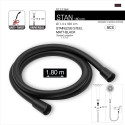Flexible de douche PVC anti-torsion – 1,80 m – Connexion universelle F 1/2 – ACS