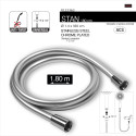 Flexible de douche PVC anti-torsion – 1,80 m – Connexion universelle F 1/2 – ACS