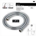 Flexible de douche inox NÉO 1,80 m – Anti-torsion – Connexion universelle F 1/2 – Certification ACS – Chromé Ø 14 mm