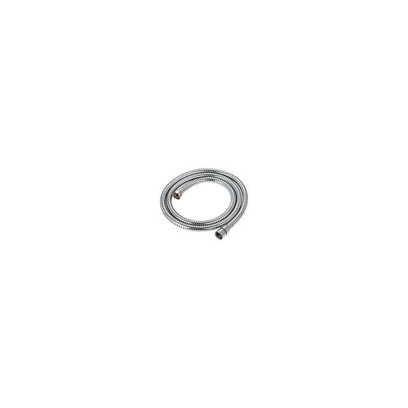 Flexible de douche inox NÉO 1,80 m – Anti-torsion – Connexion universelle F 1/2 – Certification ACS – Chromé Ø 14 mm