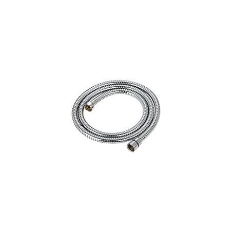 Flexible de douche inox NÉO 1,80 m – Anti-torsion – Connexion universelle F 1/2 – Certification ACS – Chromé Ø 14 mm