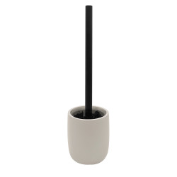 Scopino WC ZAC in poliresina – finitura greige opaca, design moderno e minimalista