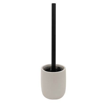 Scopino WC ZAC in poliresina – finitura greige opaca, design moderno e minimalista
