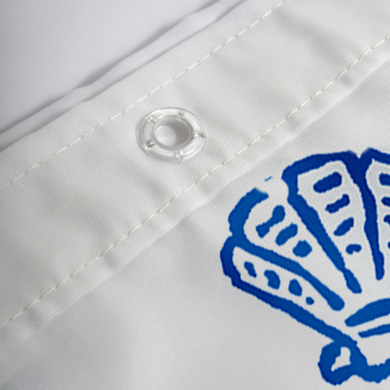 Tenda da doccia Poliestere CONCHA 180x200cm Blu e Bianco Spirella