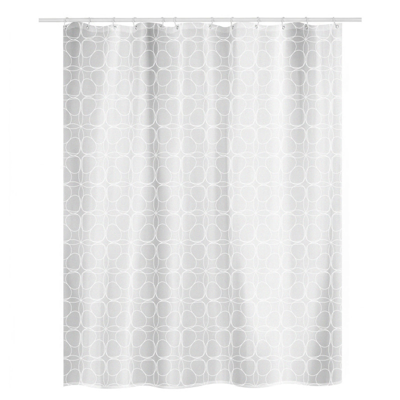 Spirella Duschvorhang Polyester FILIGRAN 120x200cm Weiß