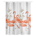 Cortina de ducha Poliéster FLAMINGO 240x180cm Salmón Spirella