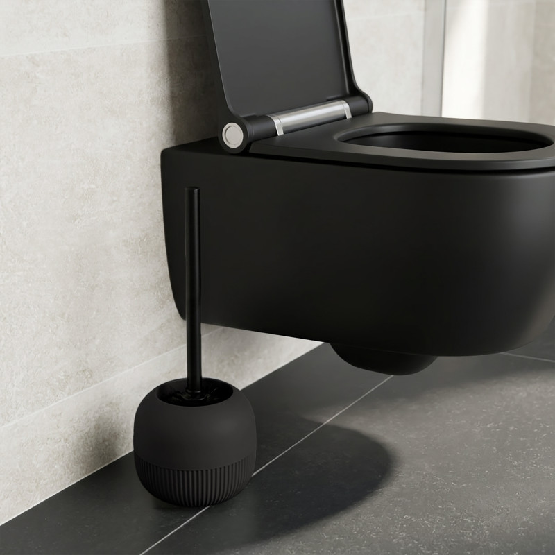 WC-Bürste mit Halter GINO Schwarz MSV