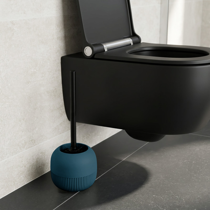 WC-Bürste mit Halter GINO Petrol MSV