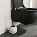 Brosse wc avec support GINO Blanc MSV