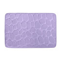 Alfombra de baño microfibra PEBBLE 40x60cm Lavanda MSV