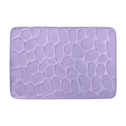 Alfombra de baño microfibra PEBBLE 40x60cm Lavanda MSV