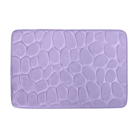Tapis de bain Microfibre PEBBLE 40x60cm Lavande MSV