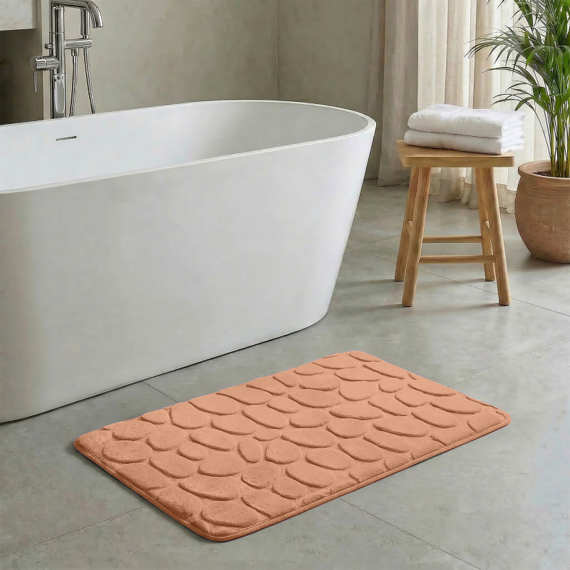 PEBBLE FOAM BATH MAT 40X60 CM