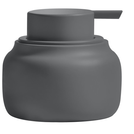 Dispenser per sapone ZAC in poliresina – 180 ml, finitura grigio scuro opaco