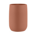 Vaso para baño ZAC de poliresina – Terracotta mate – Ø 8 cm x Al. 10,5 cm