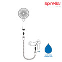 Pommeau de douche en ABS Charlize Noir Matt Spirella