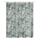 Polyester Shower curtain TROPIC 180x200cm Green & White Spirella
