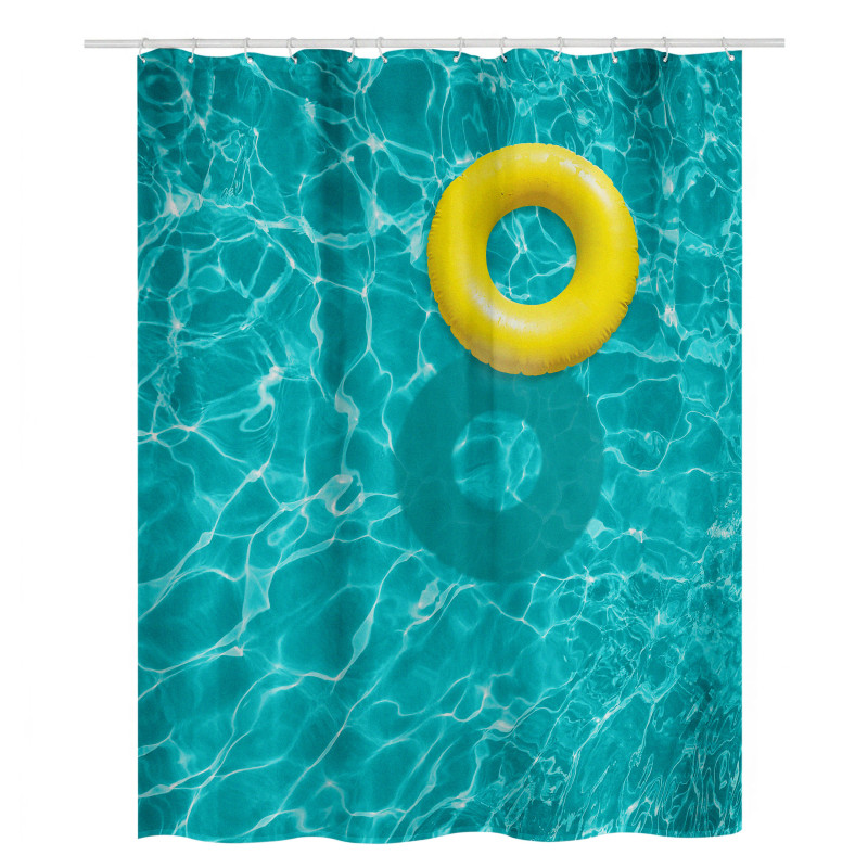 Duschvorhang Polyester WALTER 180x200cm Blau Spirella