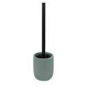 ZAC WC-Bürste aus Polyresin – matte Grün-Oberfläche, modernes und minimalistisches Design