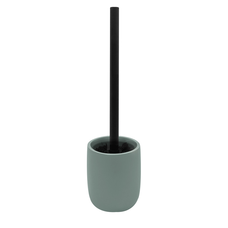 Escobilla de WC ZAC en poliresina – acabado verde mate, diseño moderno y minimalista
