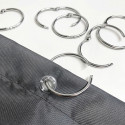 Spirella 12er Set Duschvorhangringe RINGO Chrom