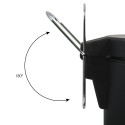 Poubelle à  pédale Inox 5L Noir MSV