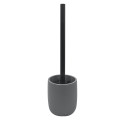 Brosse WC ZAC en polyrésine – finition gris charbon mate, design moderne et minimaliste