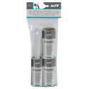 Adhesive clothing roller brush + 2 3M MSV refills