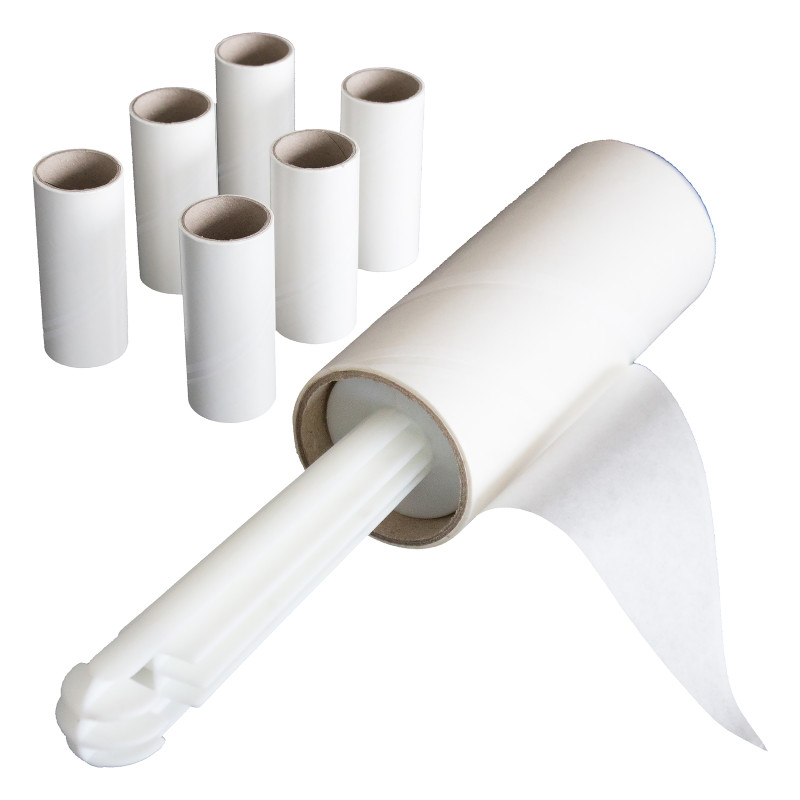 Brosse rouleau adhesive à  vêtement + 6 recharges 3M MSV