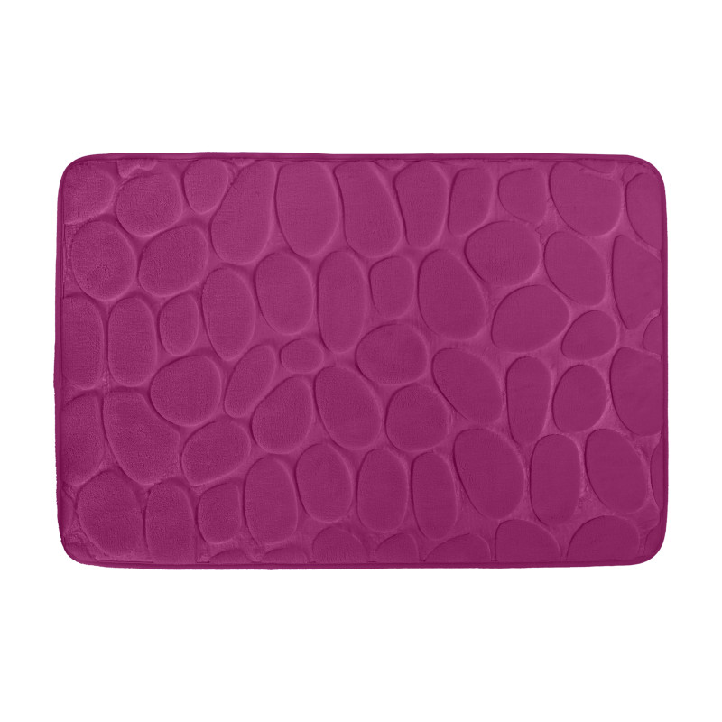 Tapis de bain Microfibre PEBBLE 50x80cm Violet MSV