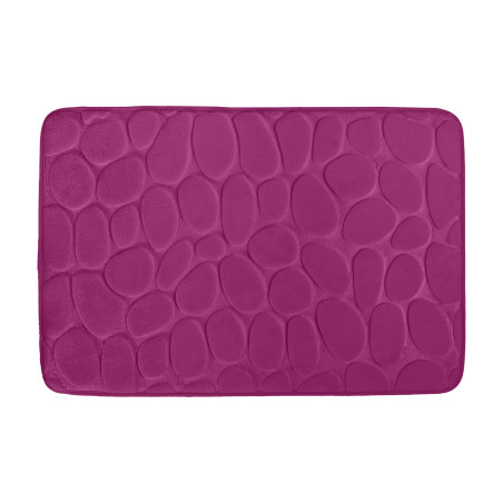 Alfombra de baño microfibra PEBBLE 50x80cm Morado MSV