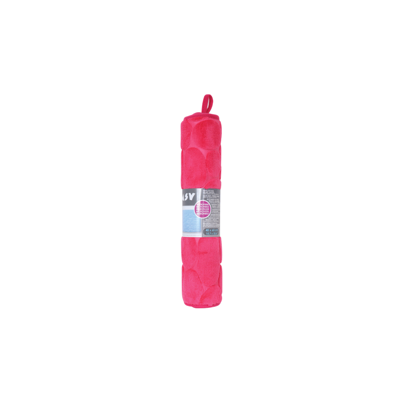 Tappetino da bagno PEBBLE in microfibra 40x60 cm Rosa Fucsia MSV