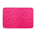 Tappetino da bagno PEBBLE in microfibra 50x80 cm Rosa Fucsia MSV