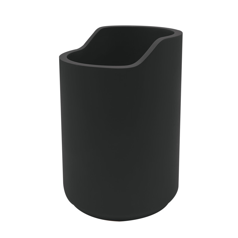 SYBELLA Polyresin-Becher Schwarz Spirella