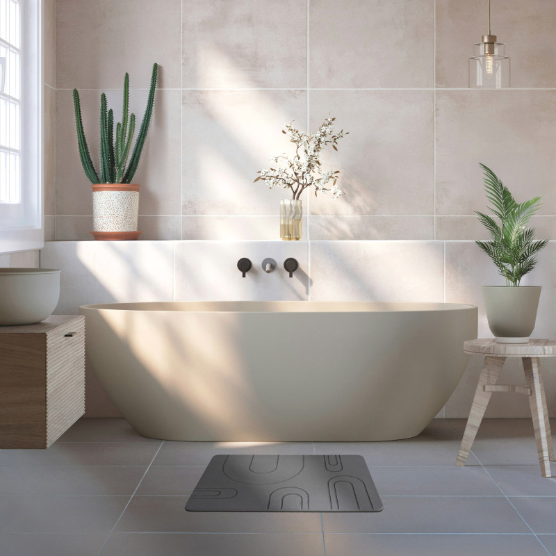Diatomite bath mat CASEY 80 x 50 cm MSV