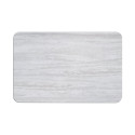 Porte-savon SANTINO en diatomite motif travertin 13 x 8 cm – Absorbant et séchage rapide