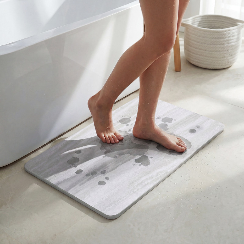Alfombrilla de baño de diatomita SANTINO 80 x 50 cm MSV