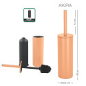 Set Poubelle à  pédale 5L & Brosse Wc AKIRA Pêche mat Spirella