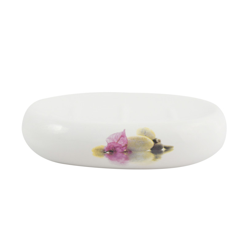 Conjunto de 3 accesorios de baño Cerámica JAVA BORNEO Blanco MSV
