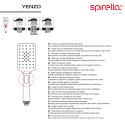 Pommeau de douche en ABS Yenzo Spirella