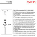 Pommeau de douche en ABS Yenzo Spirella