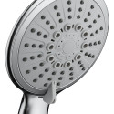 Pommeau de douche MSV Davi Ø 113 mm – 3 jets – Économie d'eau 52 % – Chromé
