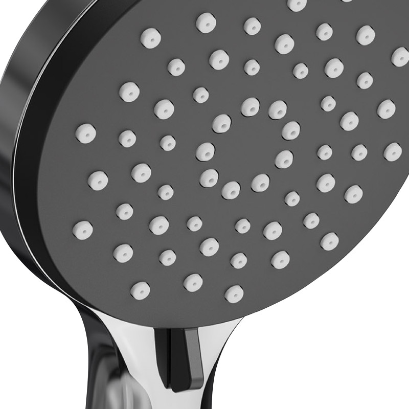 Pommeau de douche MSV Ezio Chrome – 3 fonctions – Économie d’eau 69 % – Ø 100 mm