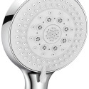 Pommeau de douche MSV Lior Ø 115 mm – 8 fonctions – Économie d'eau 65 % – Chromé