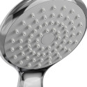 Vicente Handbrause-Set Chrom Ø80 mm mit Wandhalterung und 150 cm PVC-Brauseschlauch