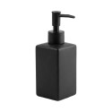 Dispenser sapone ceramica QUADRO opaco nero opaco Spirella