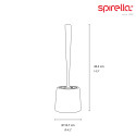 Brosse wc avec support RICKY Noir Spirella