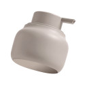 ZAC Seifenspender aus Polyresin – 180 ml, mattes Greige-Finish